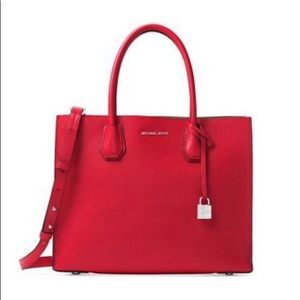 Michael Kors Red top handle bag
